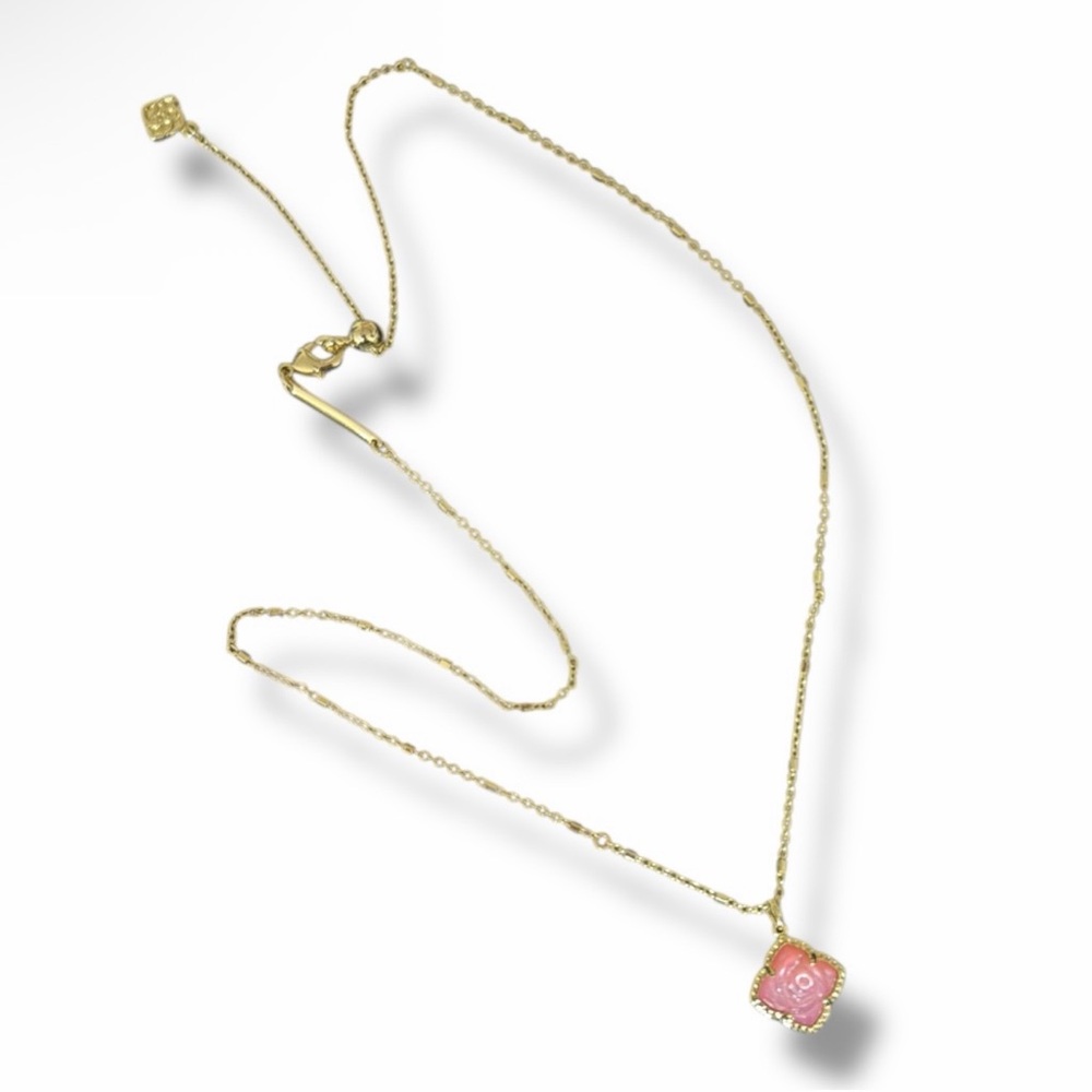 Kendra Scott Mallory Rose Gold Necklace 18” - NEW - Picture 2 of 3